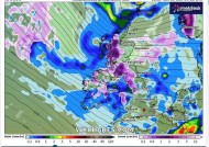 距离12月25日还有几天，新的圣诞雪地图就变成了深紫色